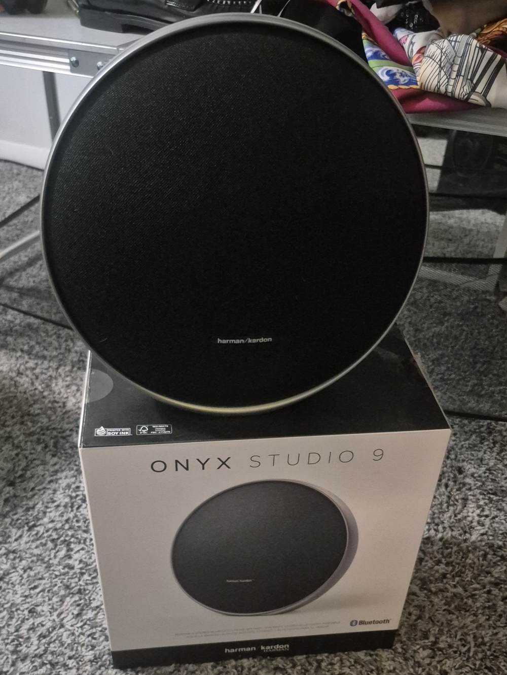 Onyx Studio 9 Portable Bluetooth Speaker — Black